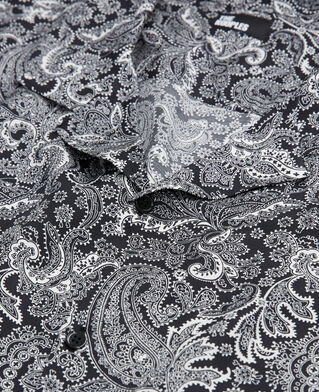 The Kooples H BLACK WHITE white and black printed shirt