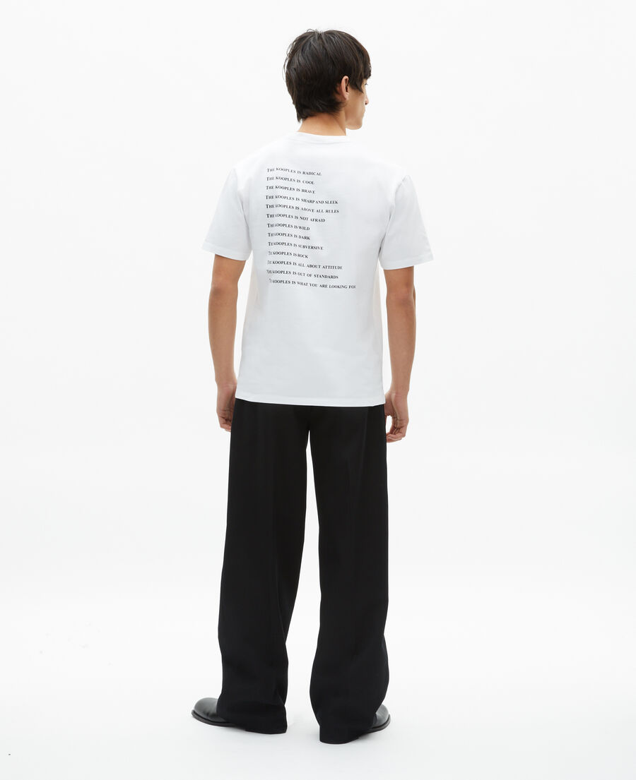 The Kooples MEN WHITE what is white t-shirt