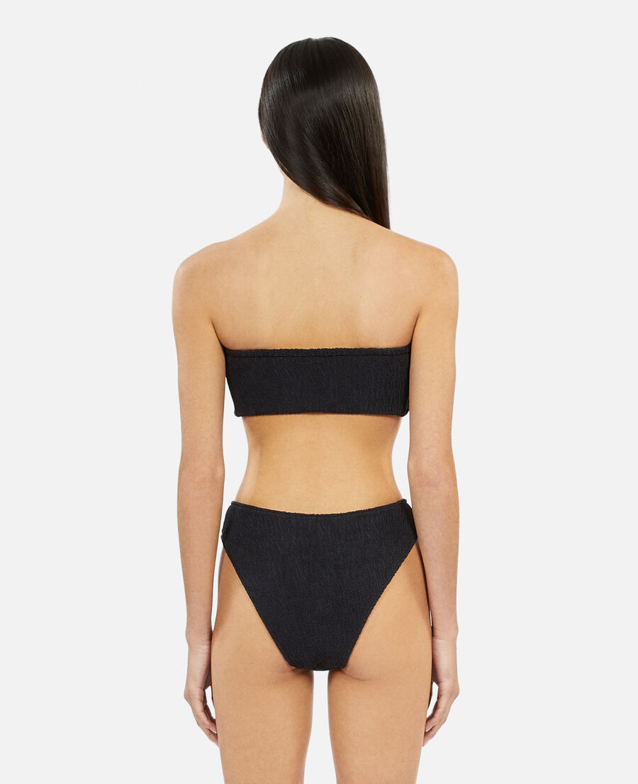 The Kooples F BLACK the kooples x luz scalloped swimsuit bottoms black