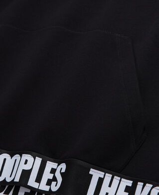 The Kooples HERREN BLACK schwarzes sweatshirt mit the kooples logo