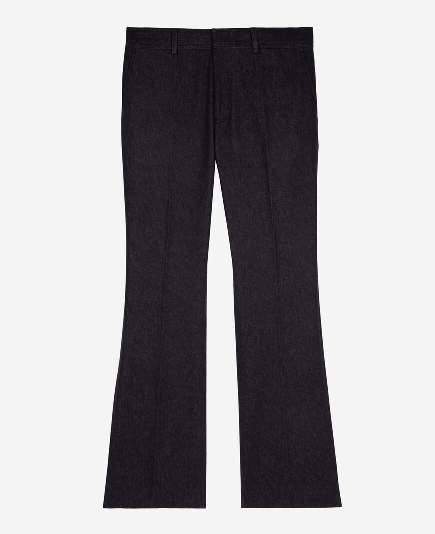The Kooples HOMME NAVY pantalon de costume effet denim bleu
