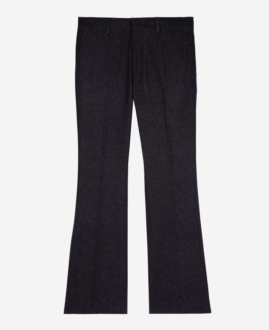 The Kooples HOMME NAVY pantalon de costume effet denim bleu