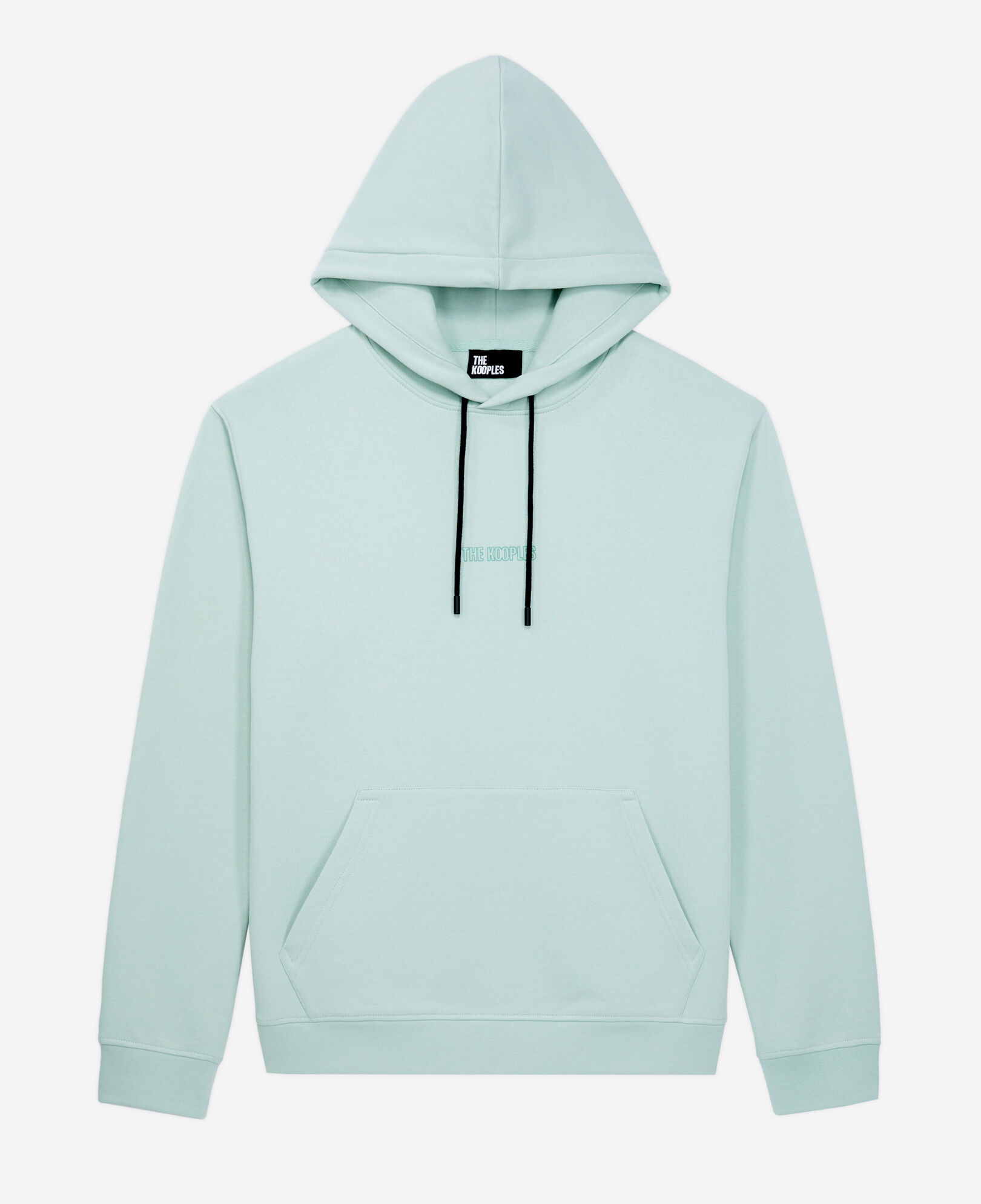 The Kooples MEN OCEAN men's green hoodie with logo