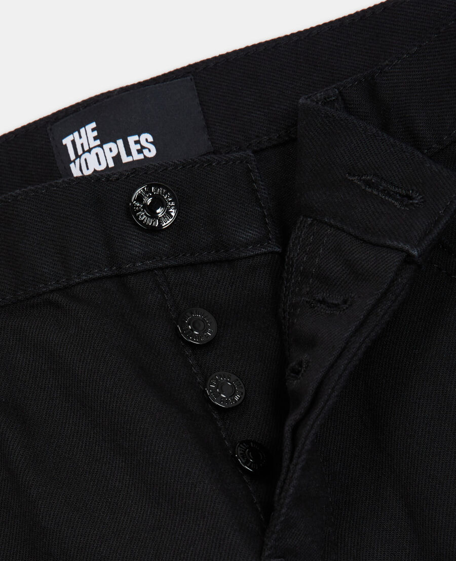 jean droit noir