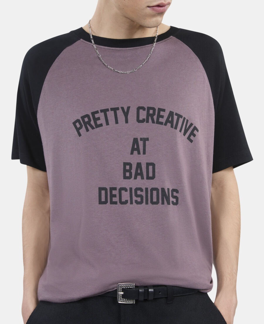 The Kooples H BROWN brown screen printed t-shirt