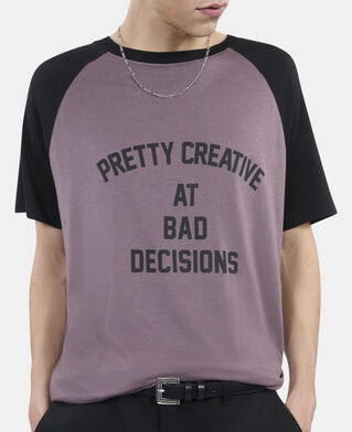 The Kooples H BROWN brown screen printed t-shirt