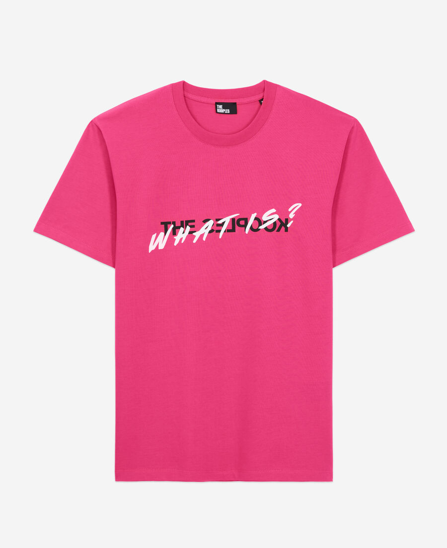 The Kooples H FUSHIA men's fuchsia what is t-shirt