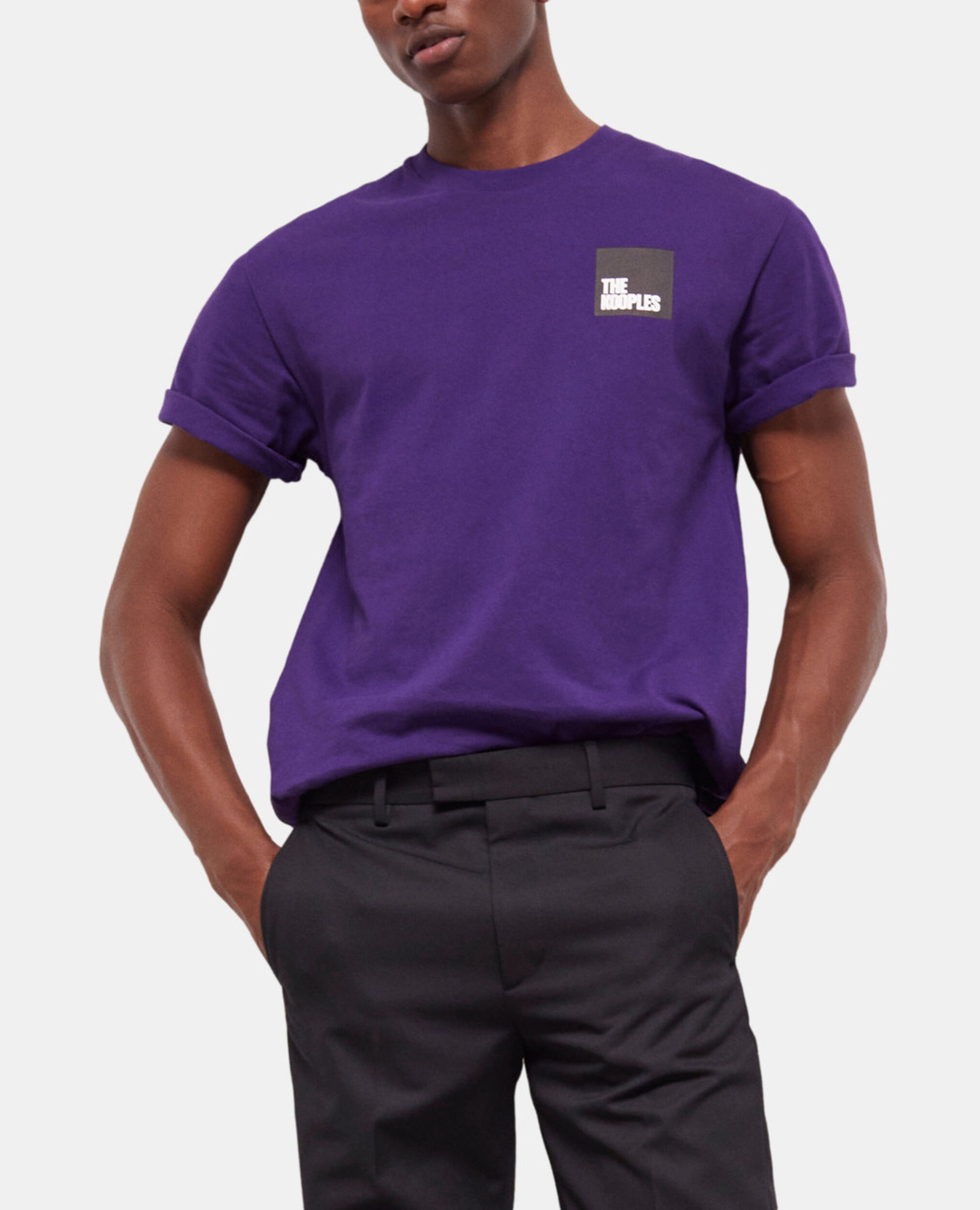 Camiseta logotipo violeta para hombre, PURPLE, hi-res image number null