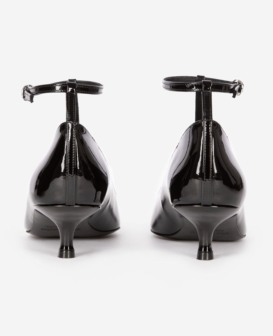 The Kooples F BLACK heeled pumps with black strap