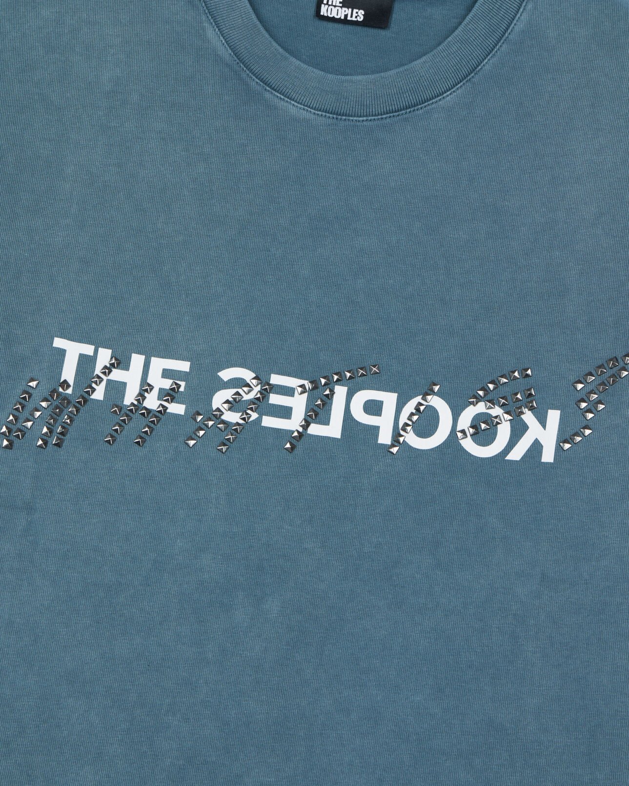 The Kooples HOMME DARK BLUE t-shirt what is avec clous bleu