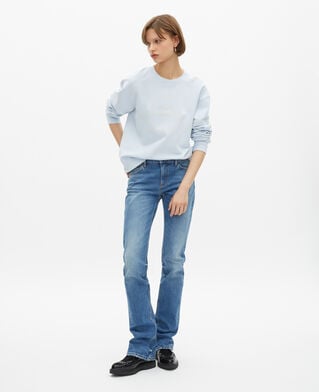 The Kooples DAMEN BABY BLUE lange schmale jeans in hellblau