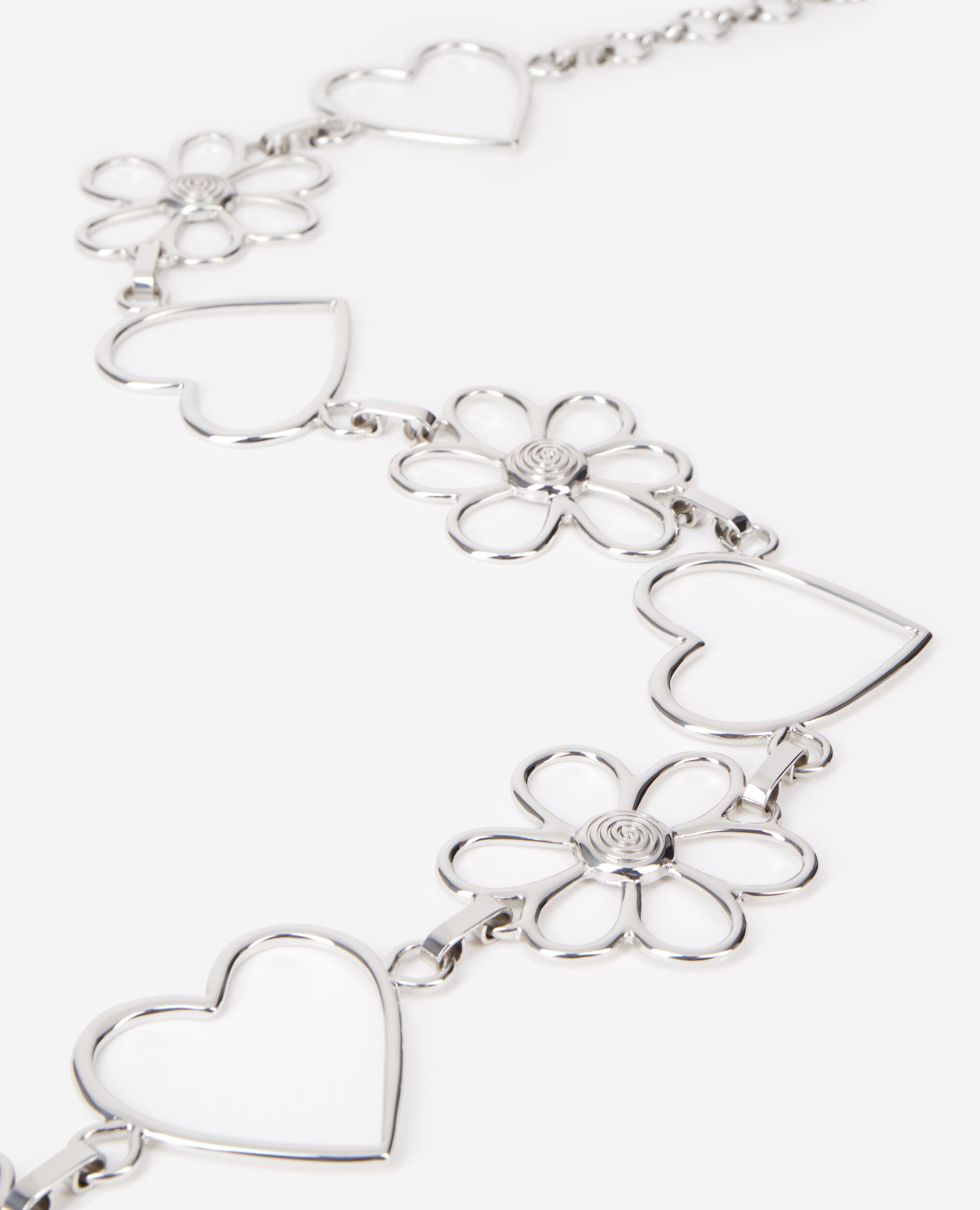 Womens silver chain belts on sale