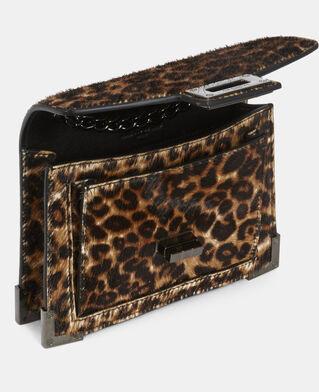 The Kooples FEMME LEOPARD sac emily nano en cuir l&eacute;opard