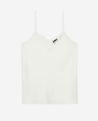 The Kooples F ECRU white camisole
