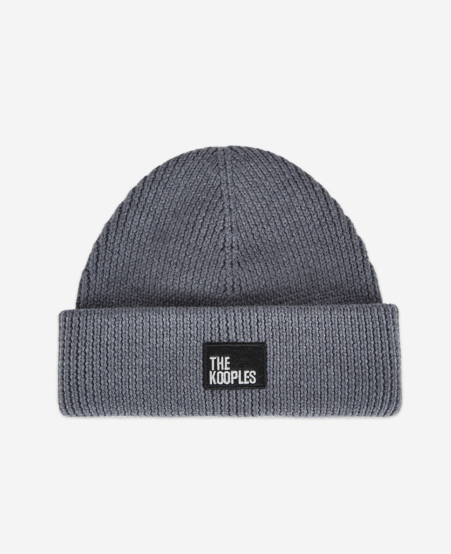 gray wool beanie