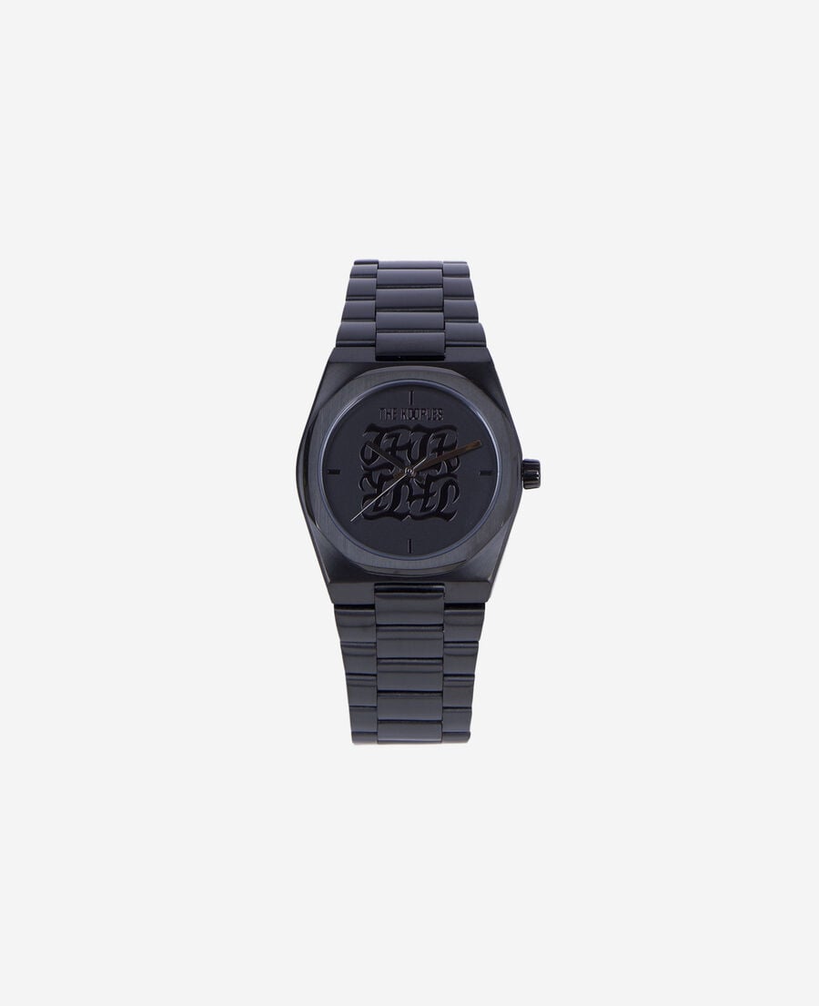 The Kooples MIXTA BLACK reloj con monograma
