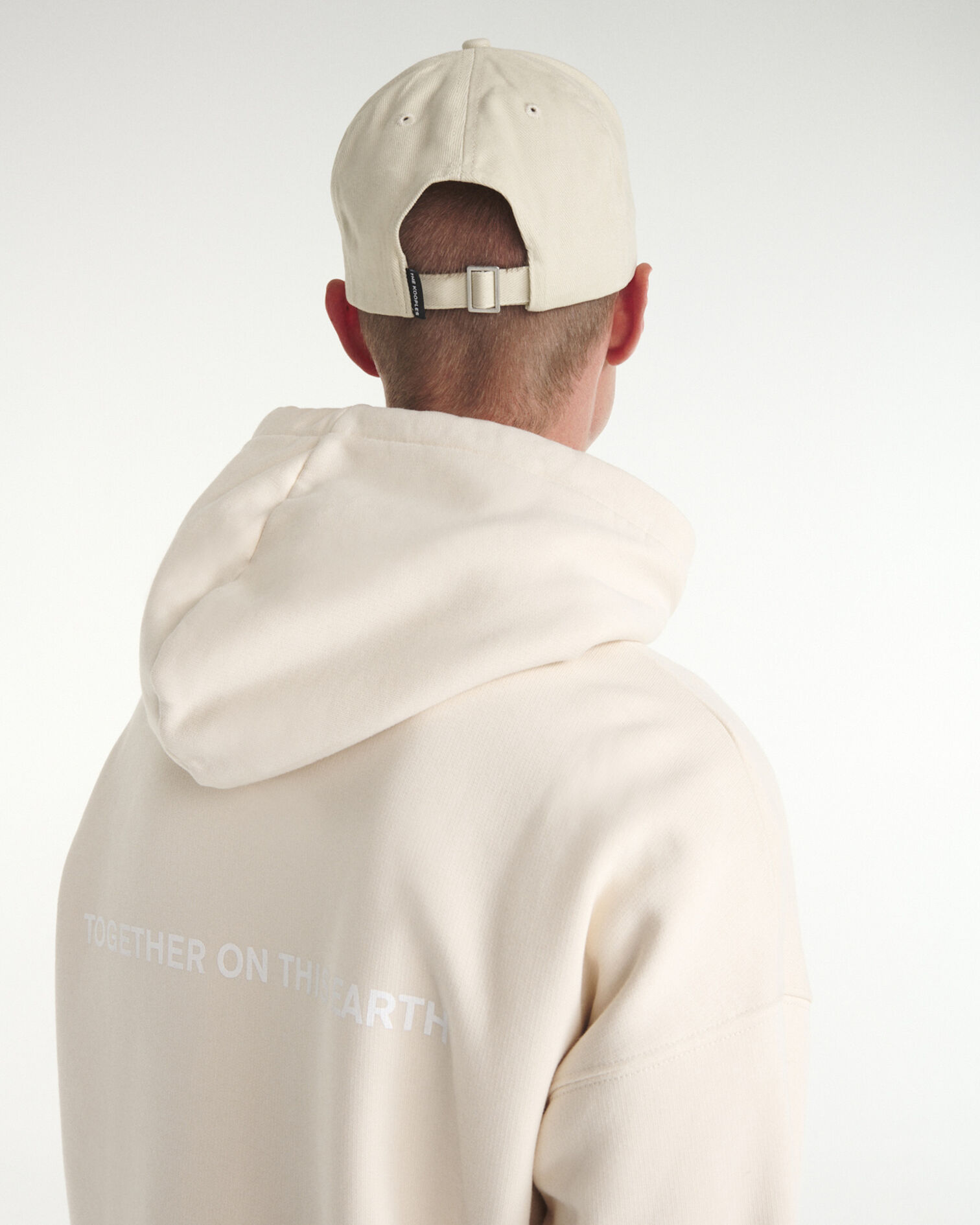Hooded off-white sweatshirt with planet motif, OFF WHITE, hi-res image number null