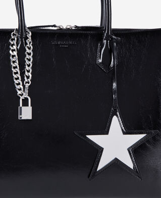 The Kooples FEMME BLACK sac cabas ming xl en cuir noir