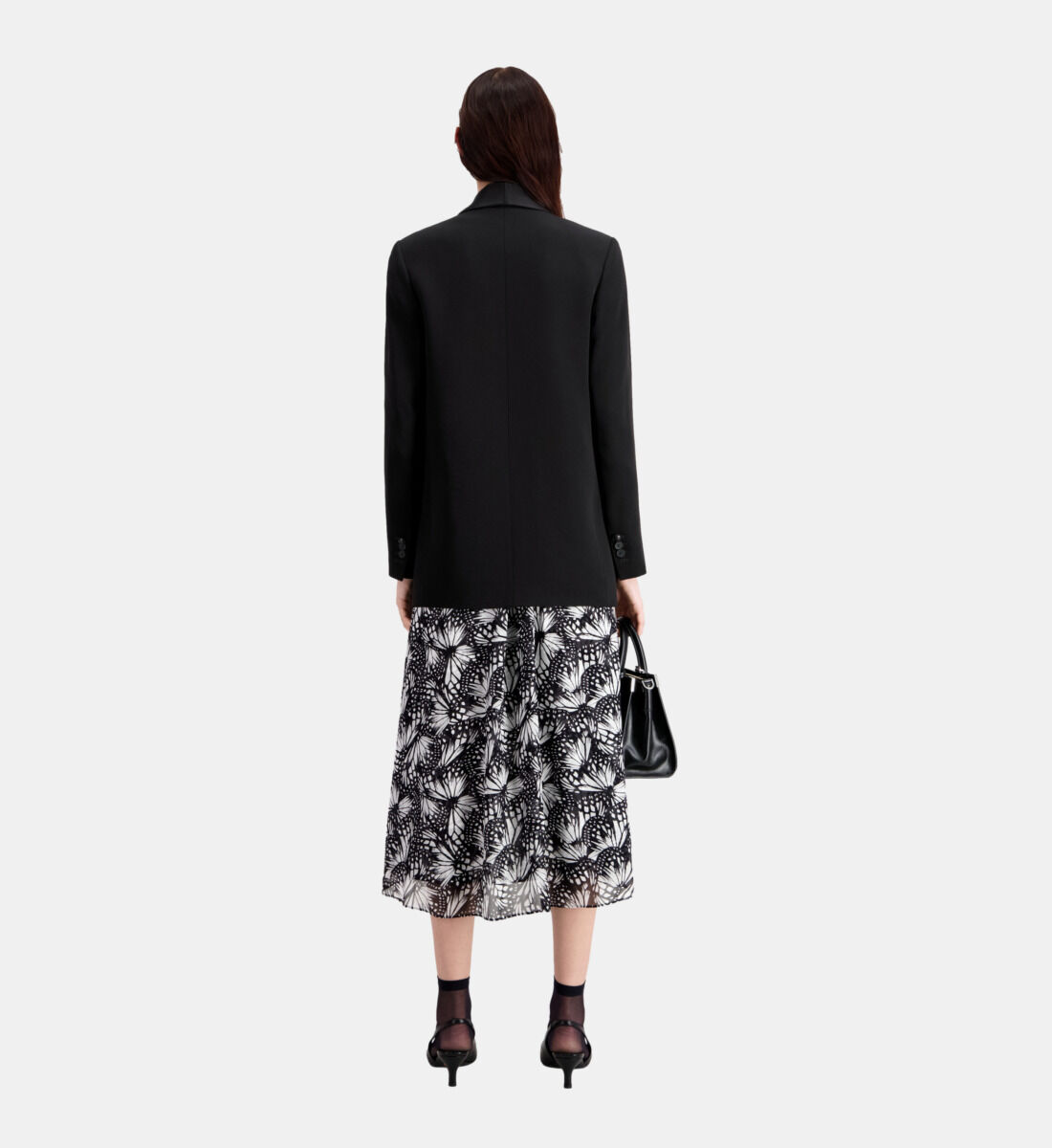 Black crepe suit jacket The Kooples Canada