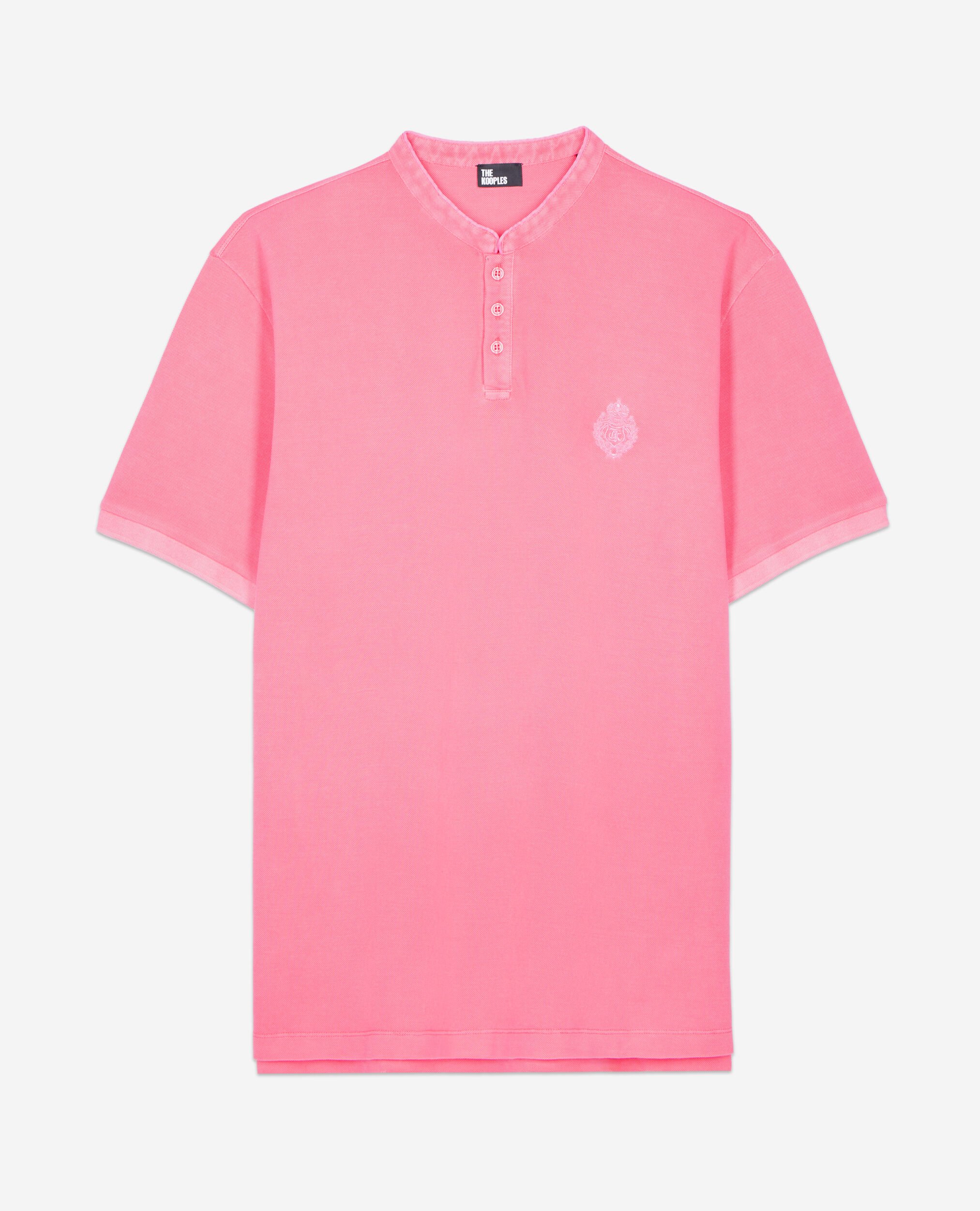 Polo en coton piqué rose, SWEET PINK, hi-res image number null