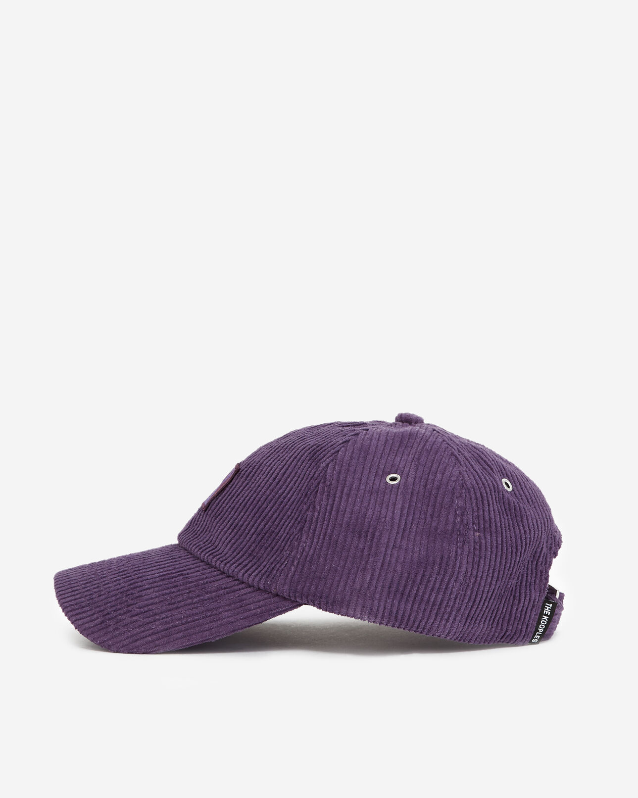 The Kooples UNISEX VIOLET samtkappe violett gesticktes k-logo