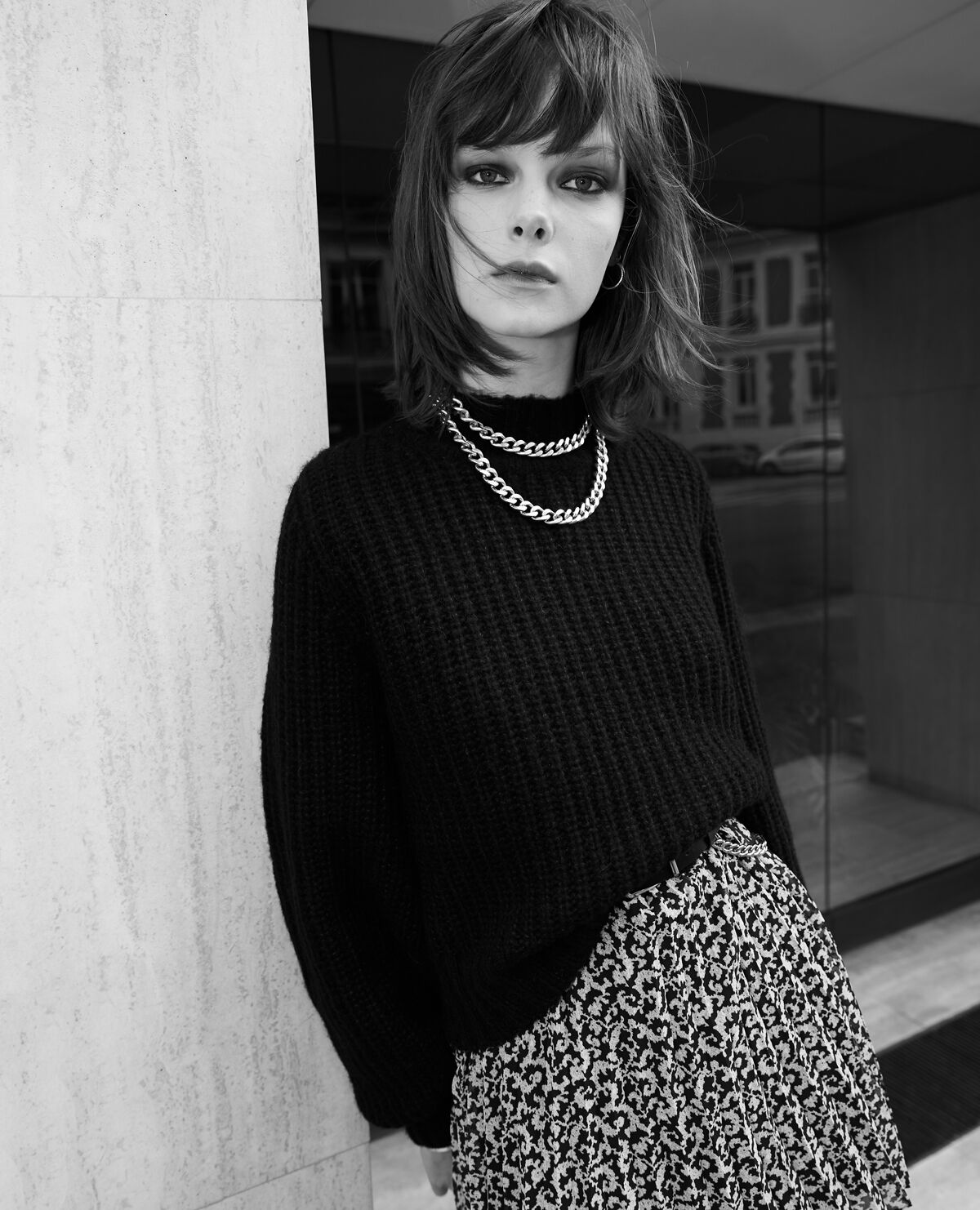 Chunky knit wool and cashmere sweater The Kooples