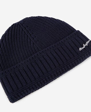 The Kooples UNISEX DARK BLUE blaue mütze aus wolle