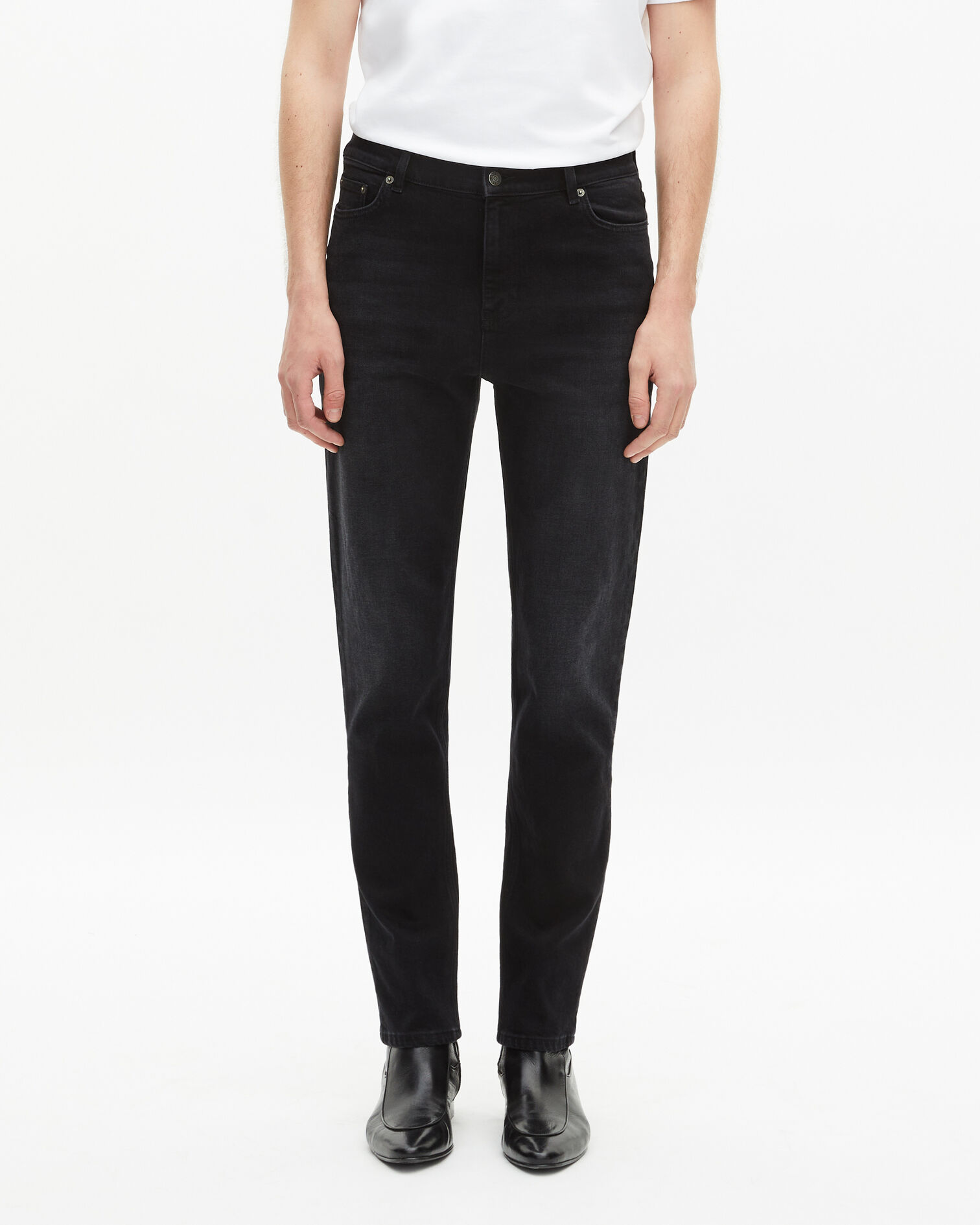 Black slim jeans, BLACK WASHED, hi-res image number null