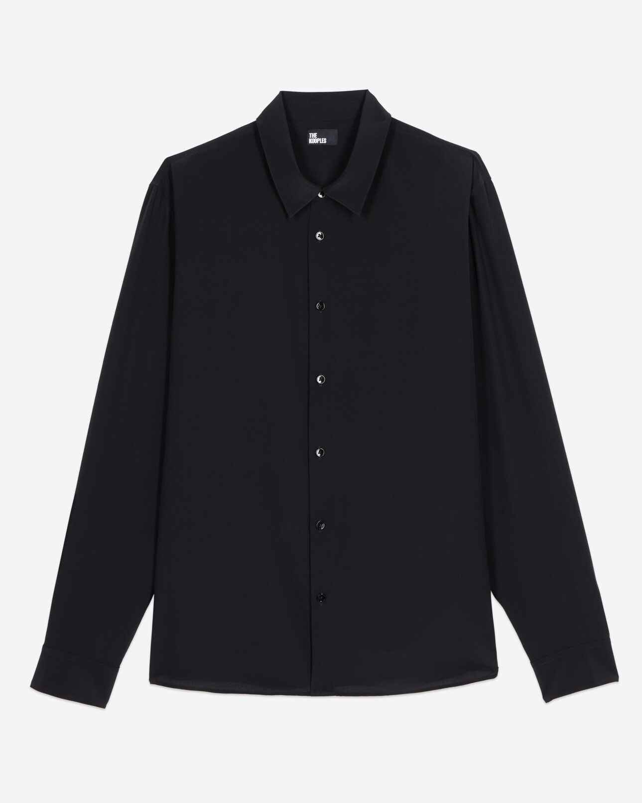 The Kooples H BLACK black silk shirt