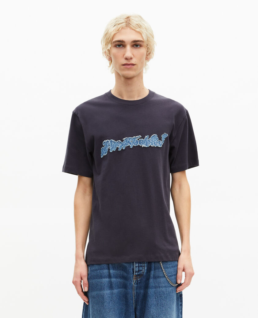 The Kooples HOMME DARK NAVY t-shirt what is denim marine