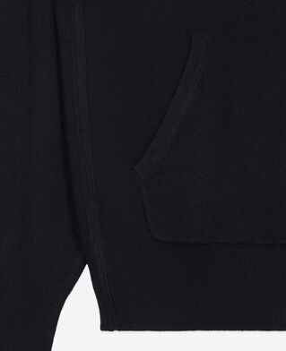 The Kooples MUJER BLACK sudadera capucha lana cachemira negra