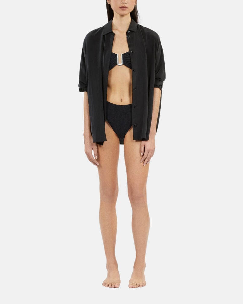 The Kooples FEMME BLACK haut de maillot de bain the kooples x luz bandeau noir