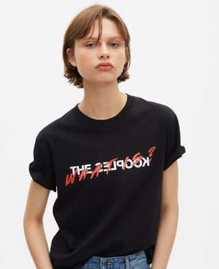 The Kooples WOMEN BLACK what is noir t-shirt