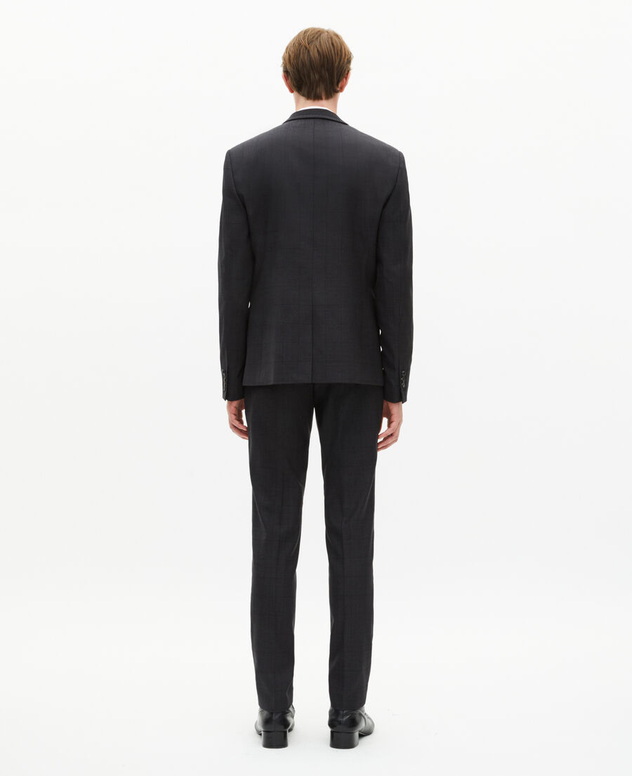 The Kooples HERREN BLACK black check suit jacket