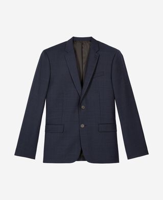 The Kooples HOMME NAVY veste de costume en laine marine