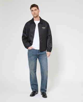 The Kooples HOMME BLACK blouson avec broderie dos noir