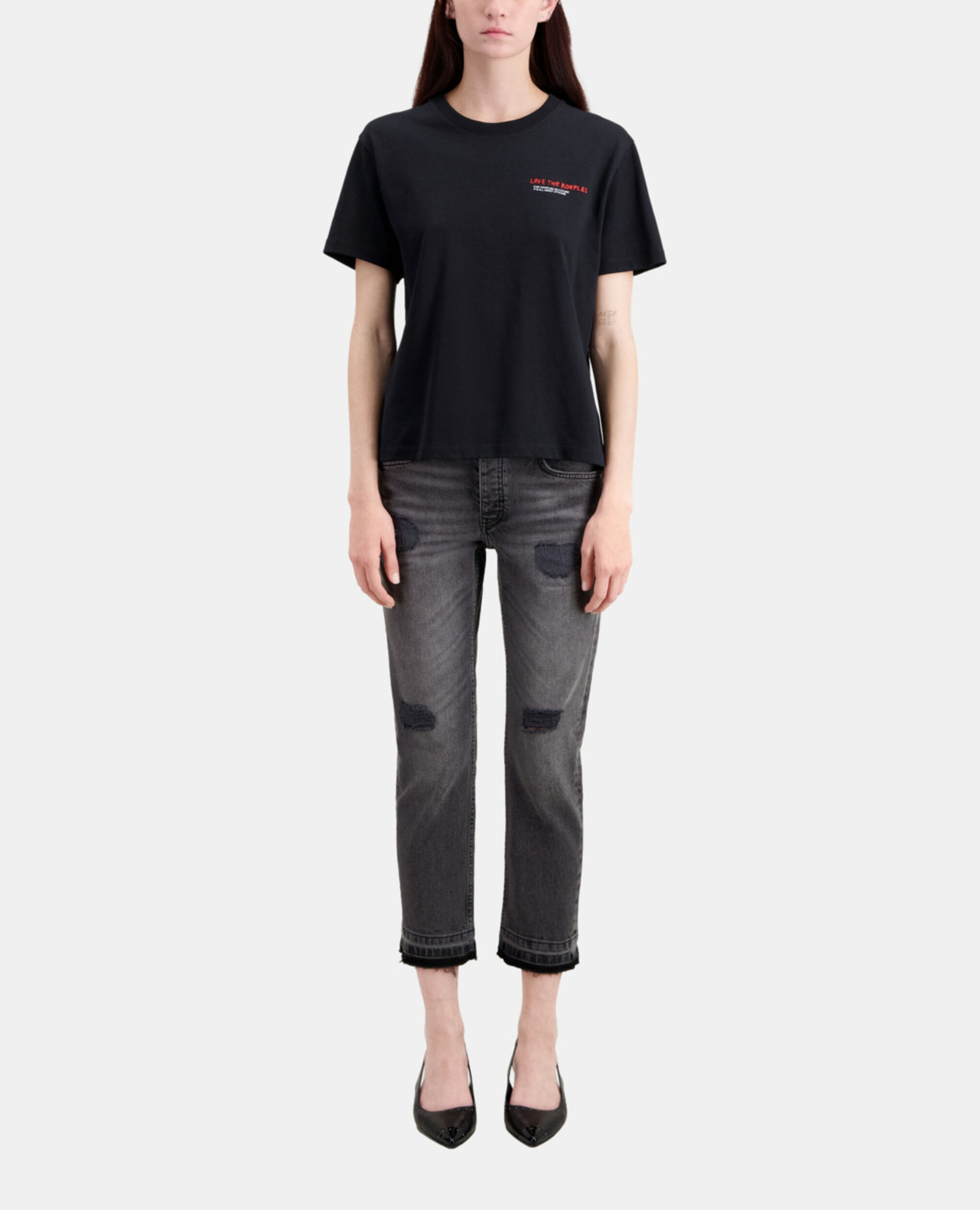 I Love Kooples black T-shirt, BLACK, hi-res image number null