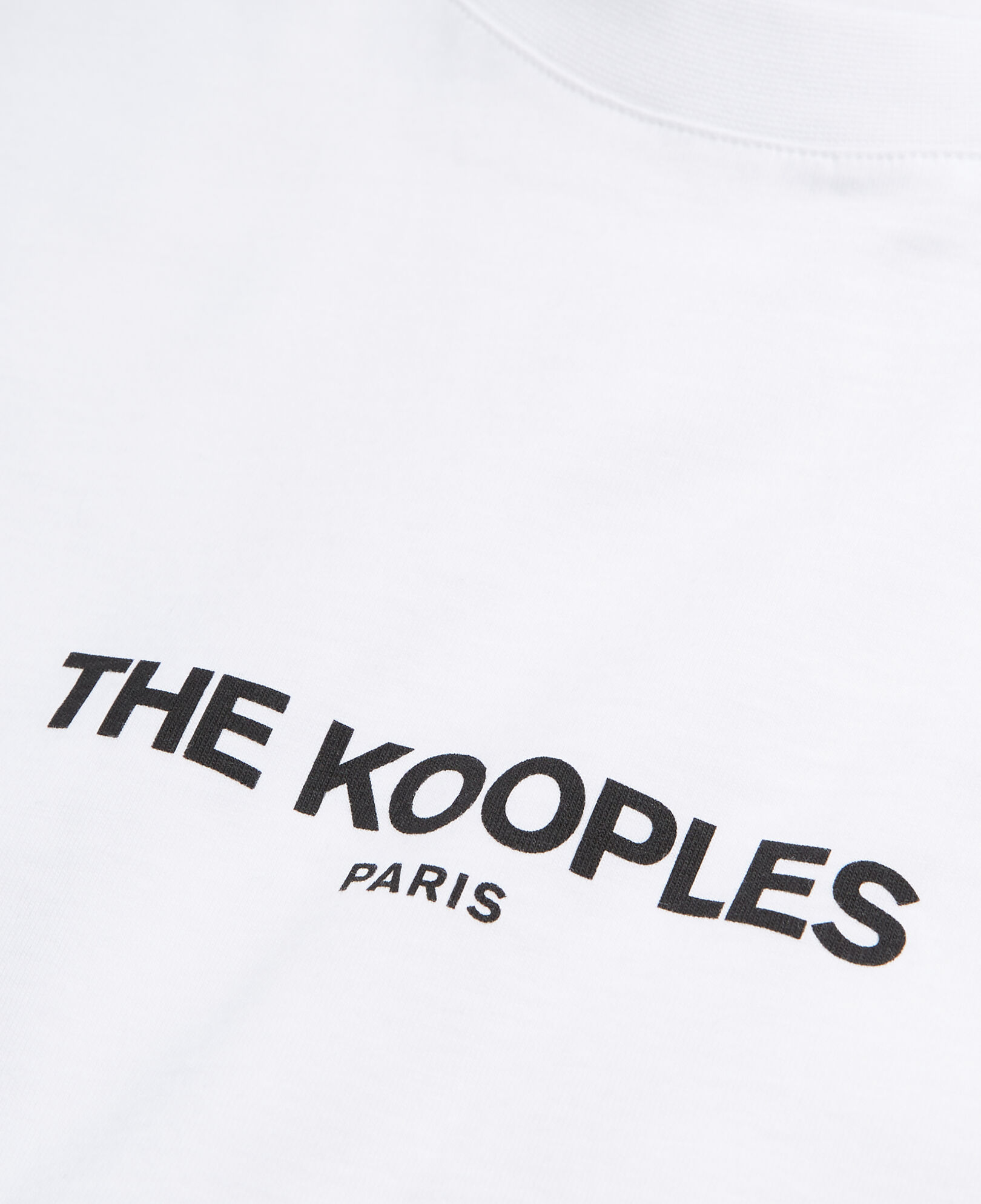 The Kooples WOMEN WHITE white logo t-shirt