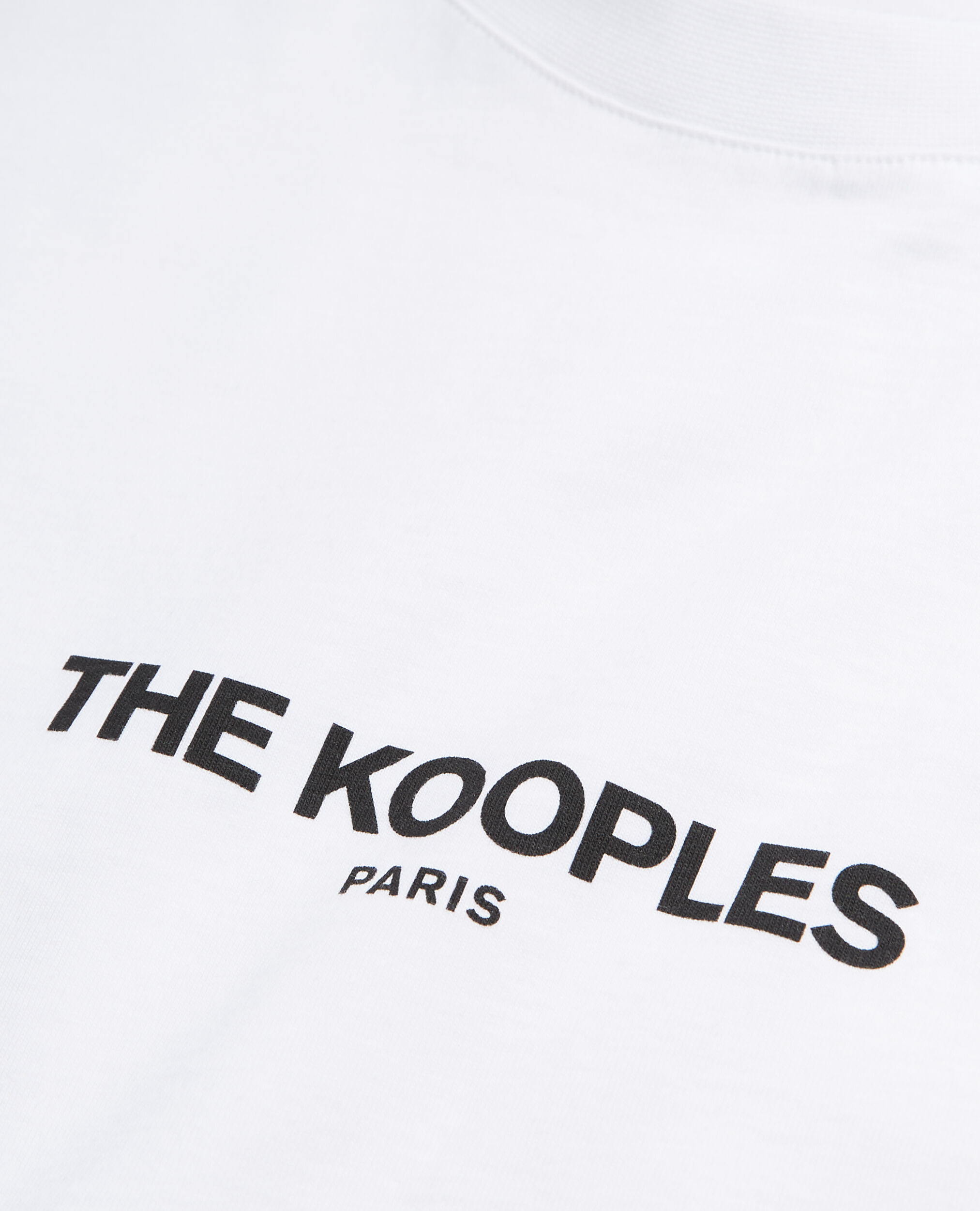 White logo T-shirt, WHITE, hi-res image number null