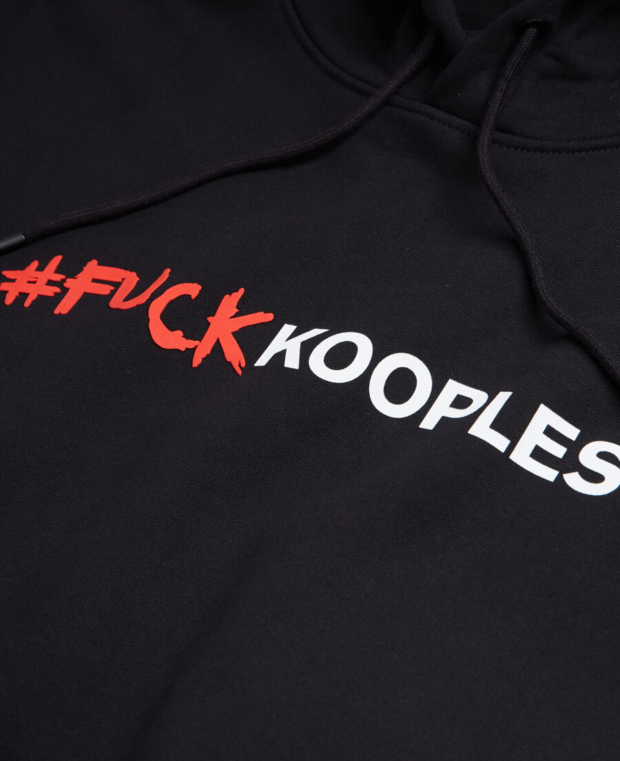 sweatshirt logo noir