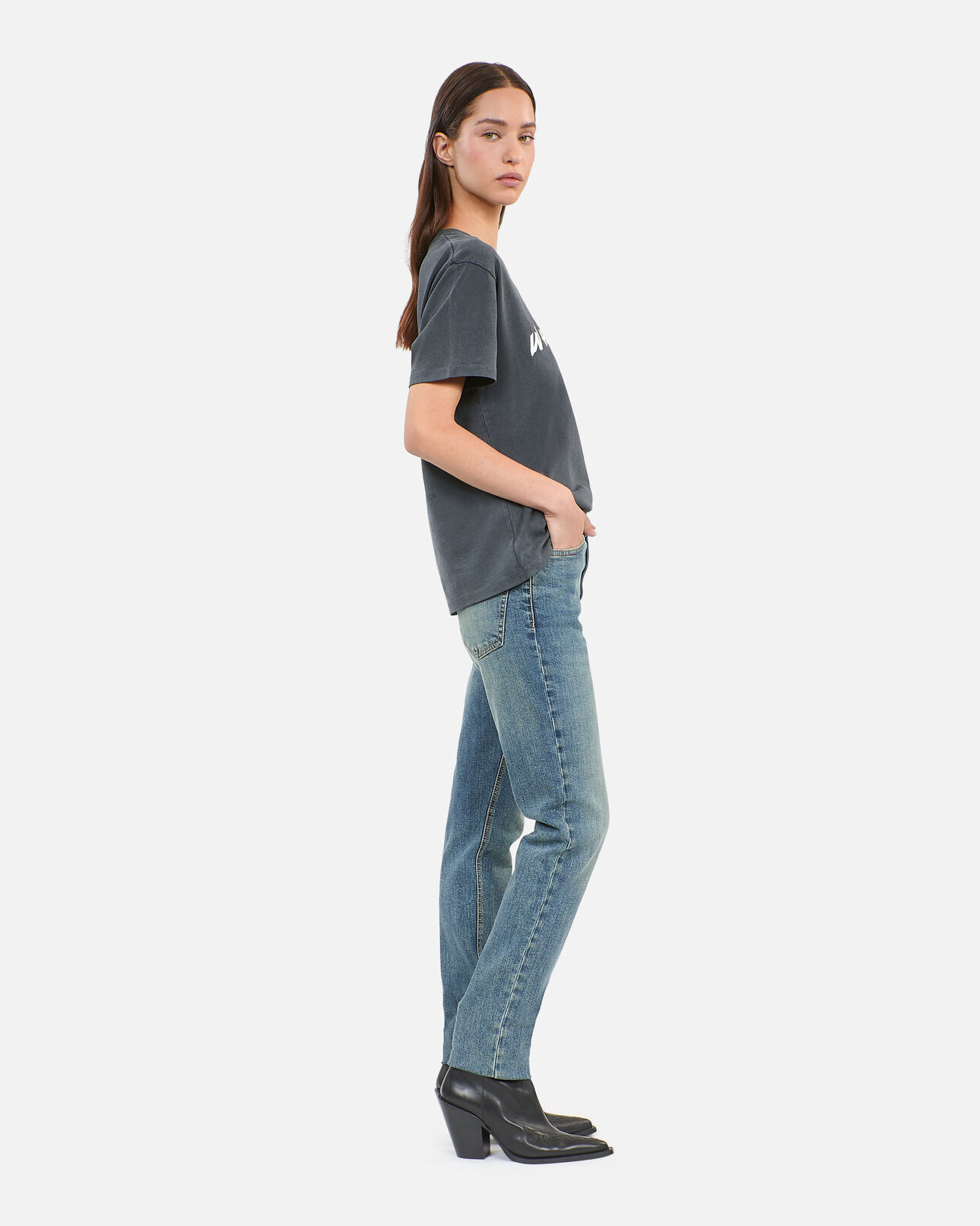 The Kooples WOMEN BLACK WASHED black what is t-shirt