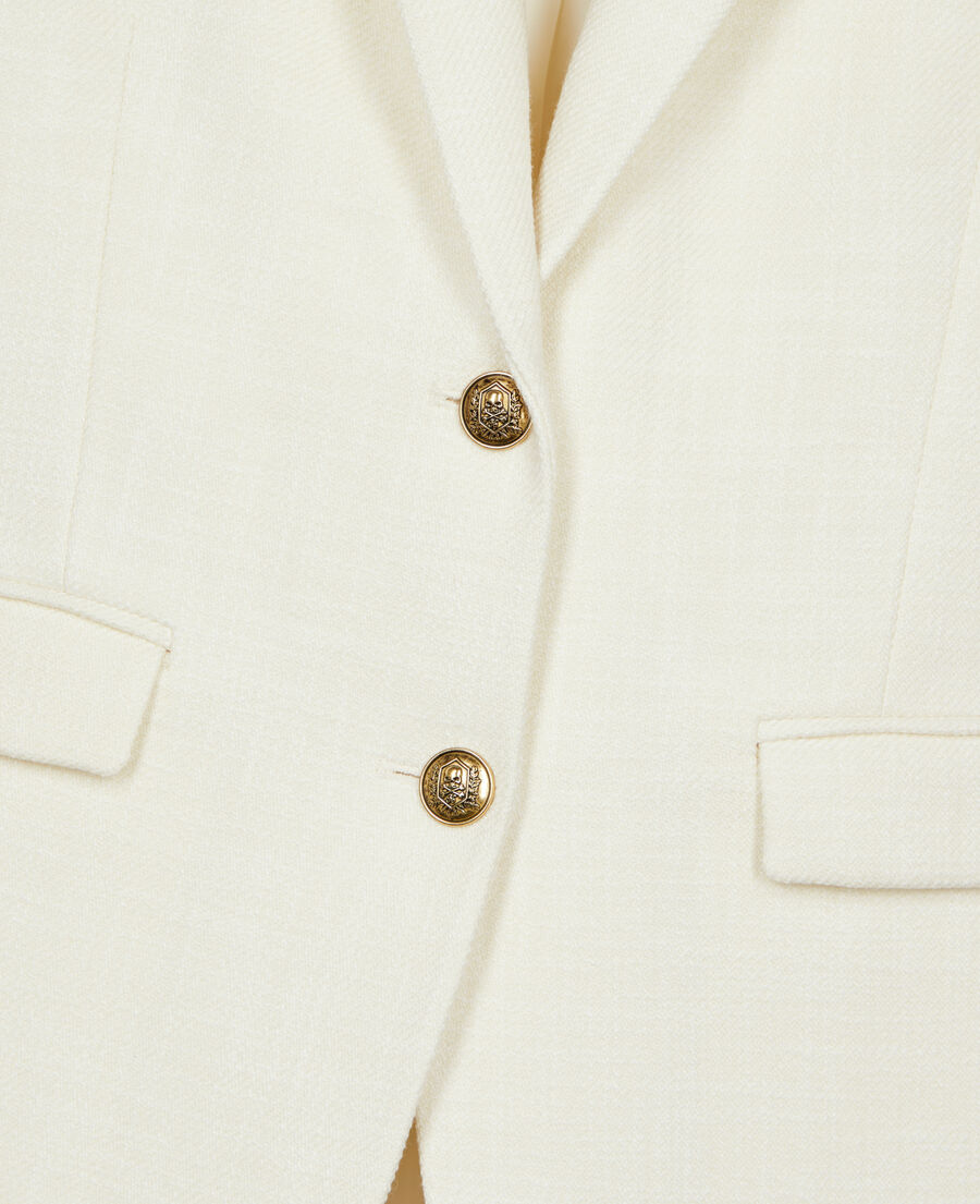The Kooples F ECRU ecru suit jacket