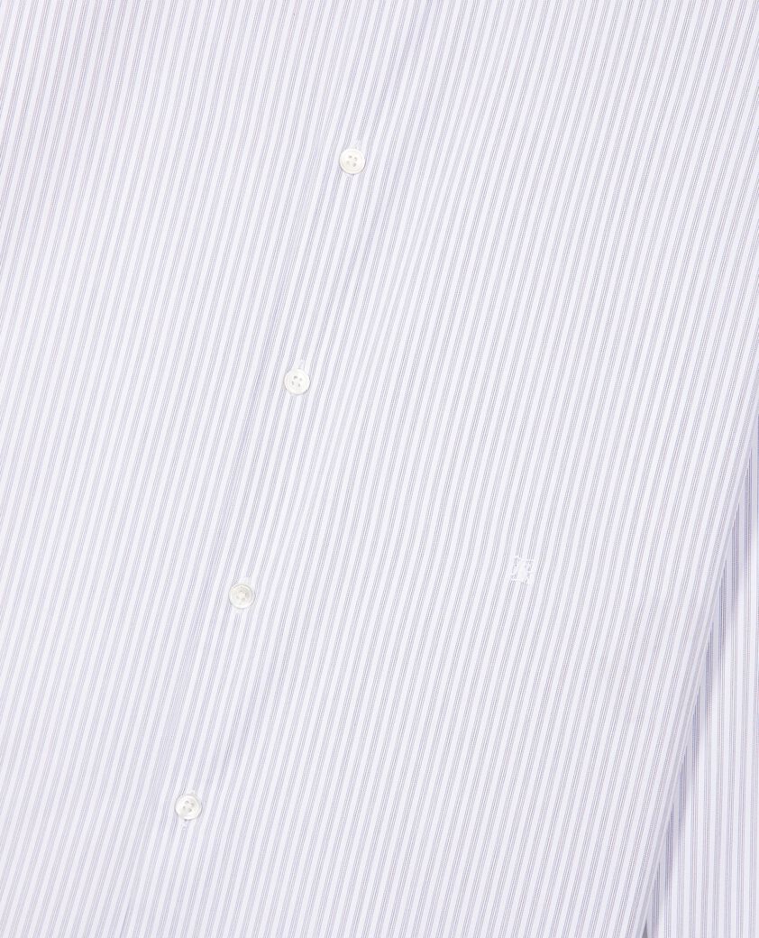 The Kooples HOMME BLUE WHITE chemise à fines rayures bleu clair