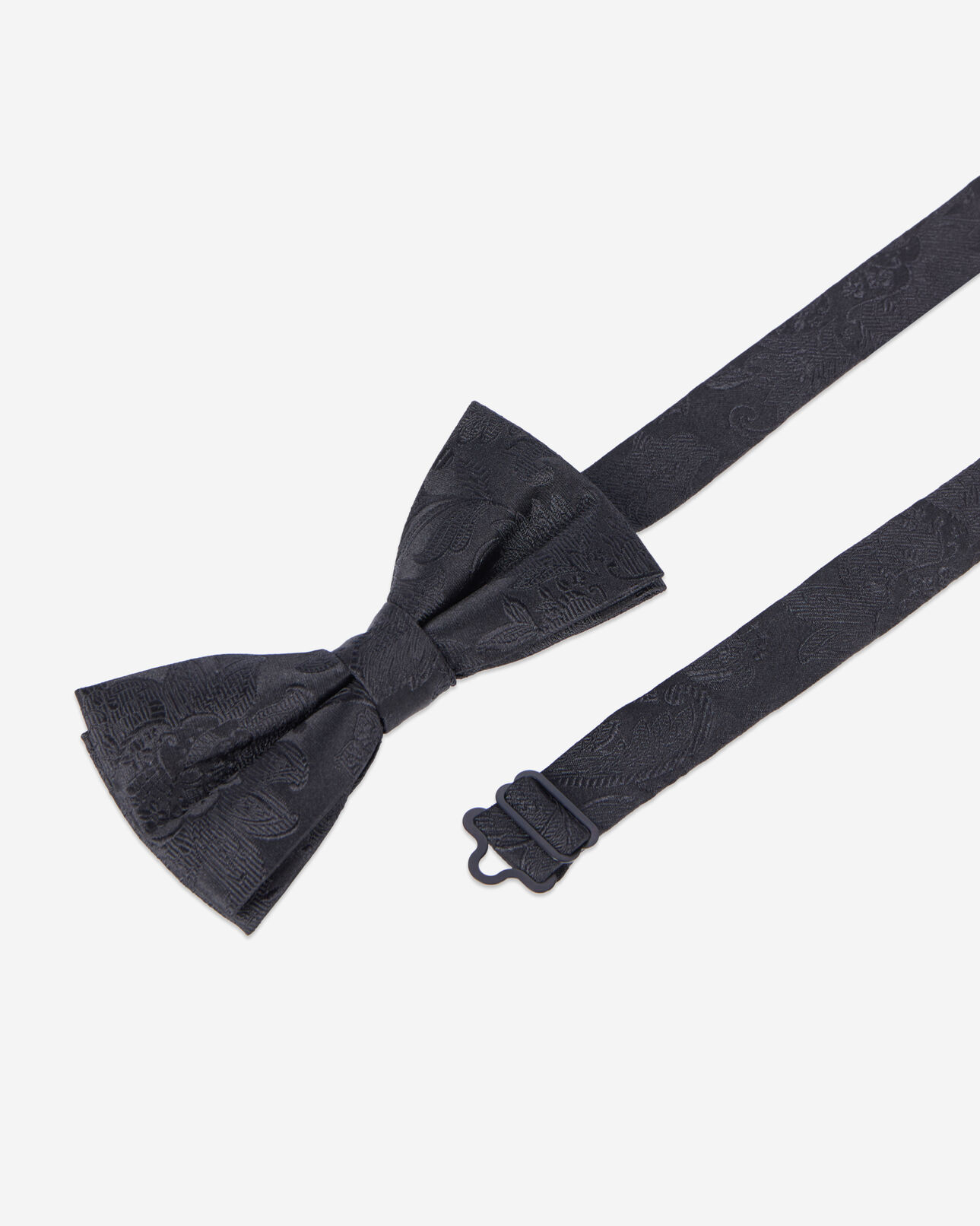 The Kooples H BLACK black silk bow tie