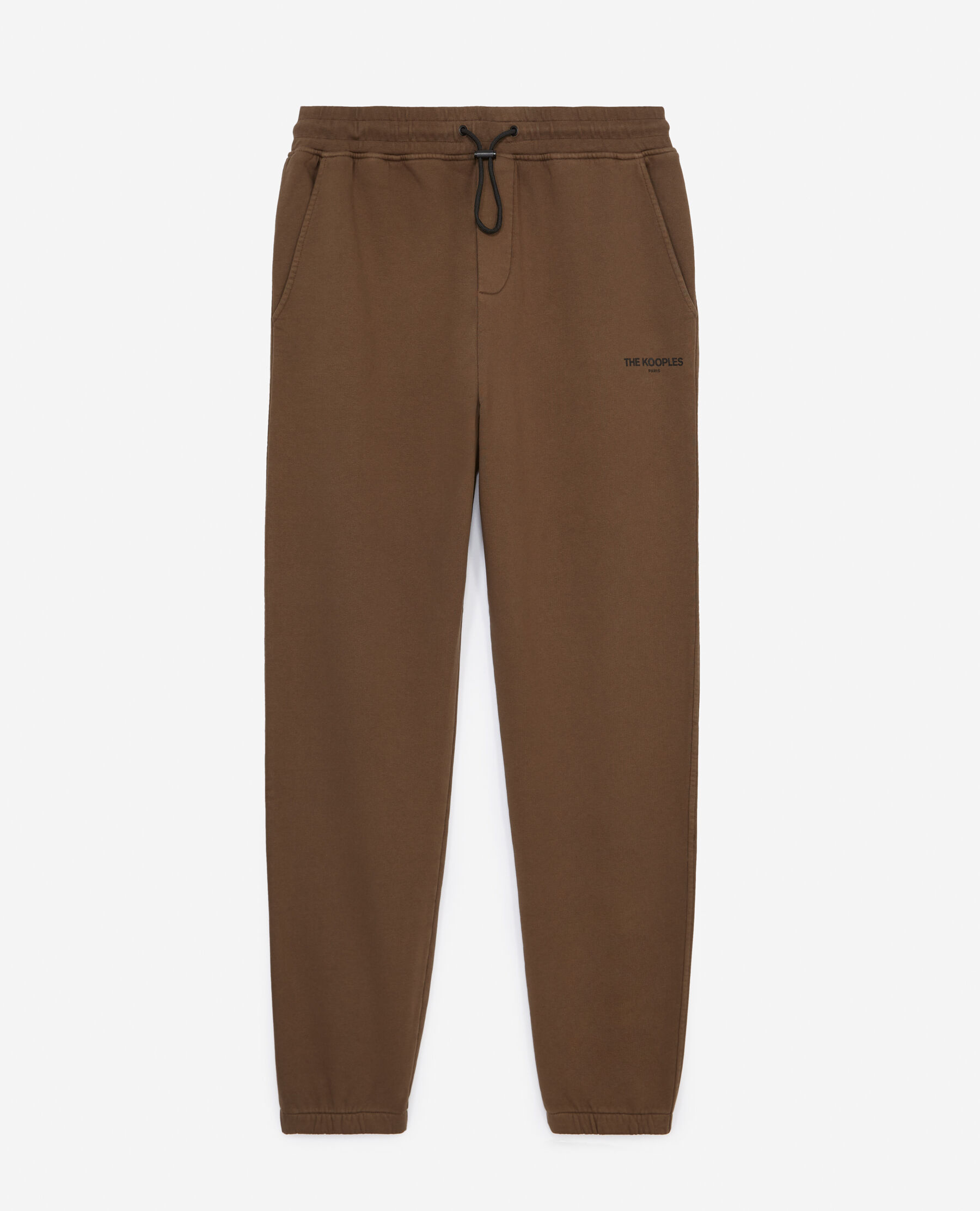 Brown khaki joggers clearance