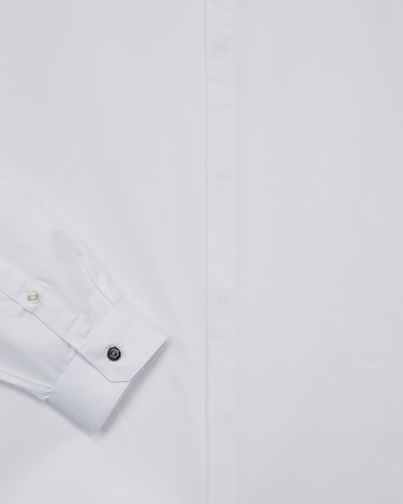The Kooples HOMME WHITE chemise blanche col classique coupe ajustée