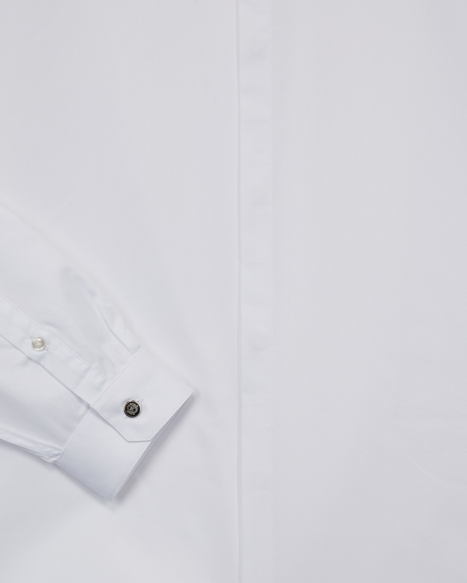 Chemise blanche col classique coupe ajustée, WHITE, hi-res image number null