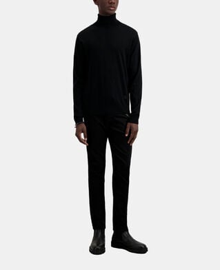 The Kooples H BLACK black merino wool sweater