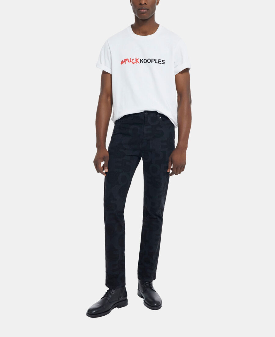 white t-shirt with logo