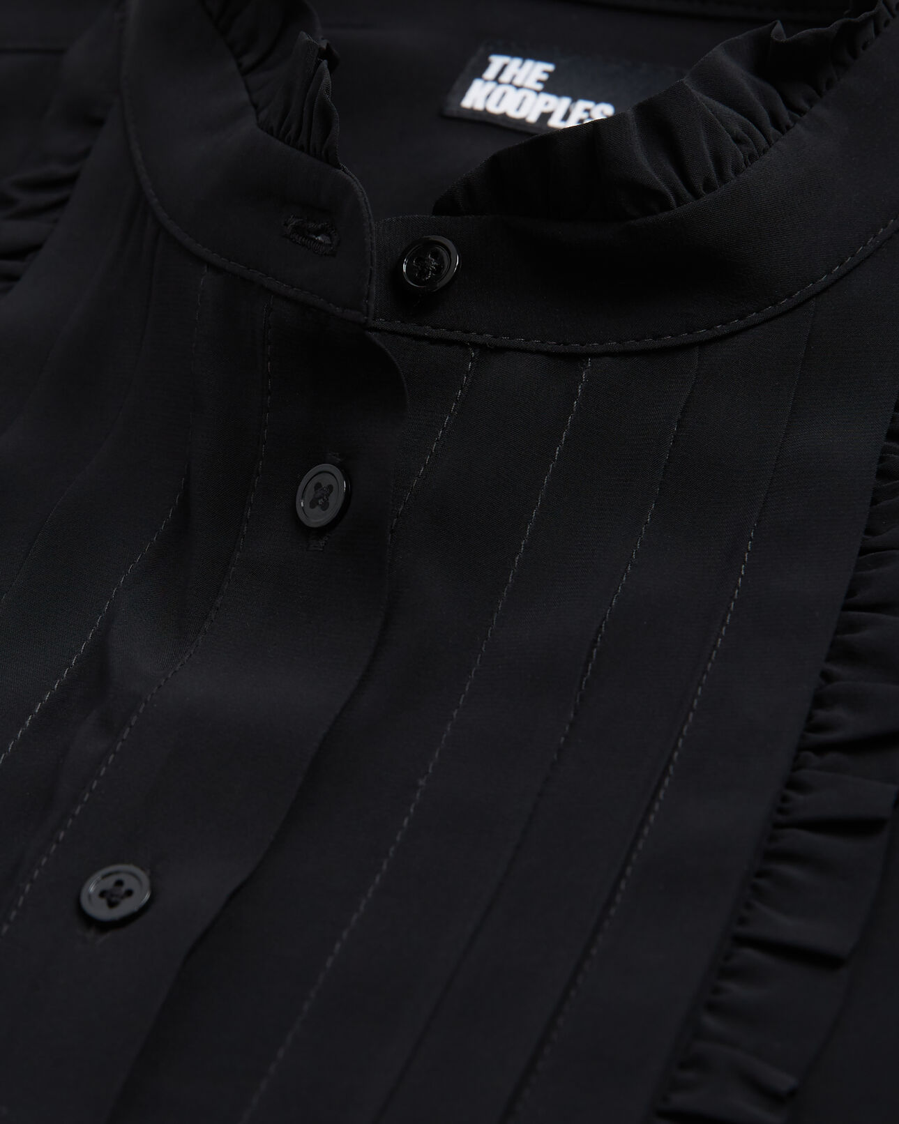 The Kooples WOMEN BLACK black flowing shirt